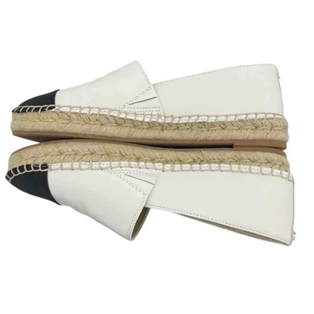 Sam Edelman Krissy Espadrille Leather Classic Chic Comfort Flat Shoes Size 7